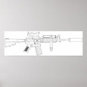 Póster Poster SOPMOD M4