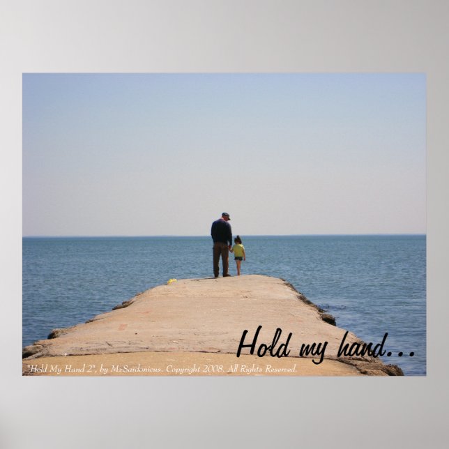 Póster poster "Sostén Mi Mano" (Frente)
