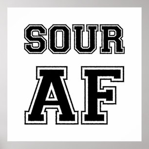 PÓSTER POSTER SOUR AF