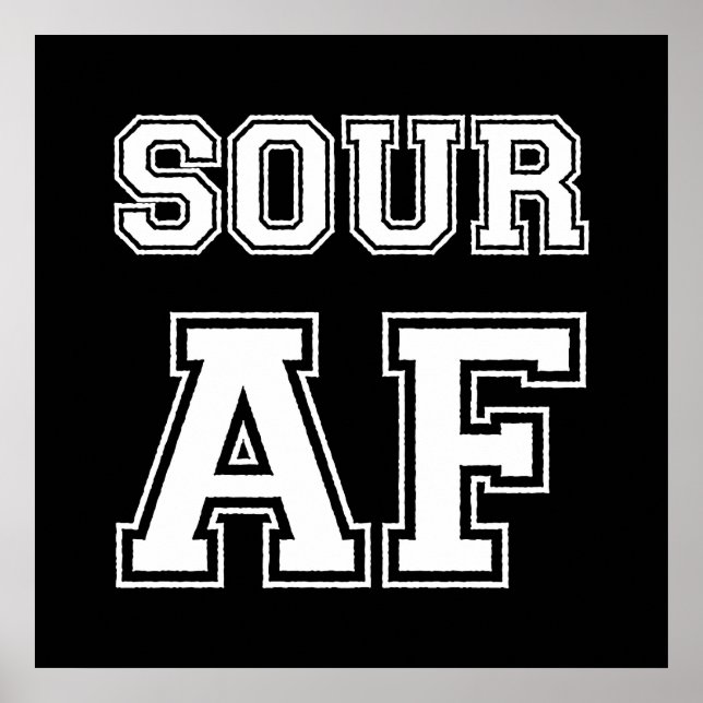 PÓSTER POSTER SOUR AF (Frente)