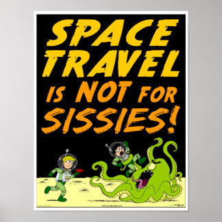 Póster Poster "SPACE TRAVEL" del Lago Otoño