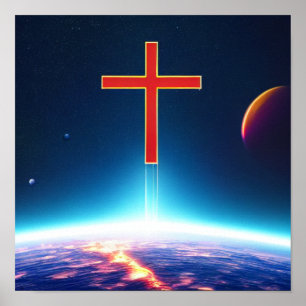 Póster Poster Spacescape de Cross Near Planets