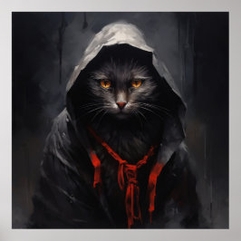 Póster Poster Spooky Kitty Scares