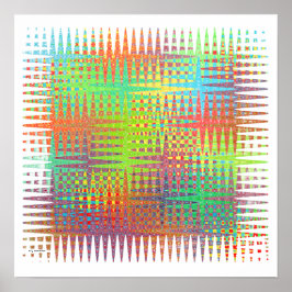 Póster Poster square abstract