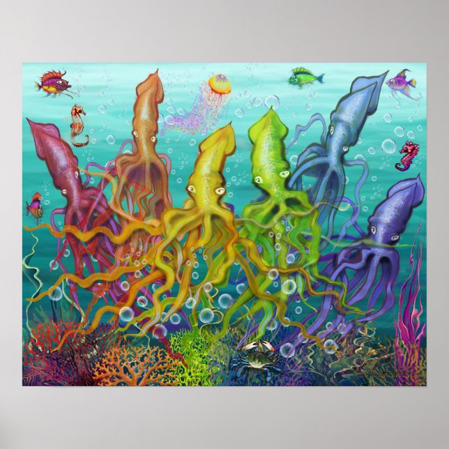 Póster Poster Squid (Frente)