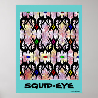 Póster Poster Squid-Eys