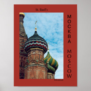 Póster poster - St. Basil, Moscú