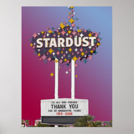 Póster Poster Stardust Las Vegas 2006