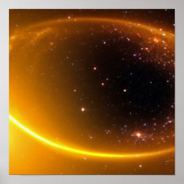 Póster Poster Starscape Gold