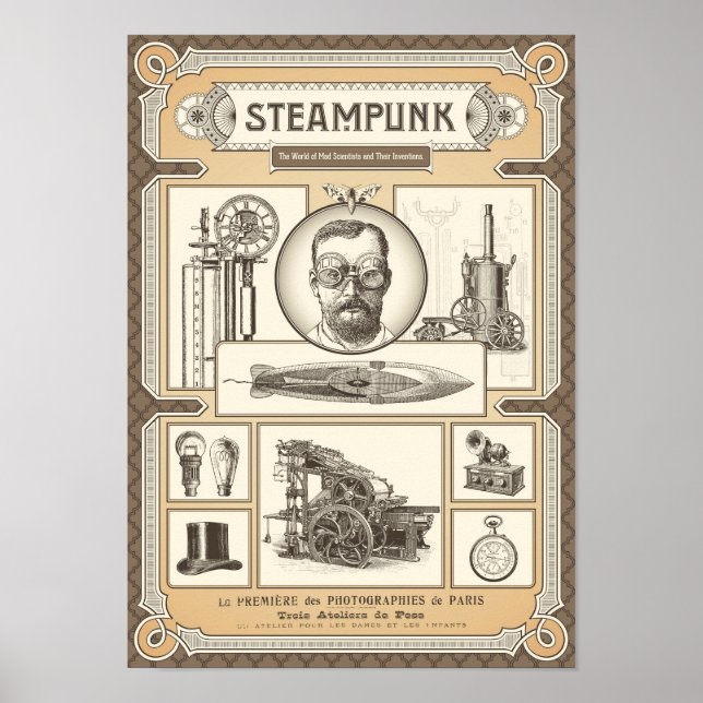 Póster Poster Steampunk (Frente)