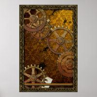Poster Steampunk clásico
