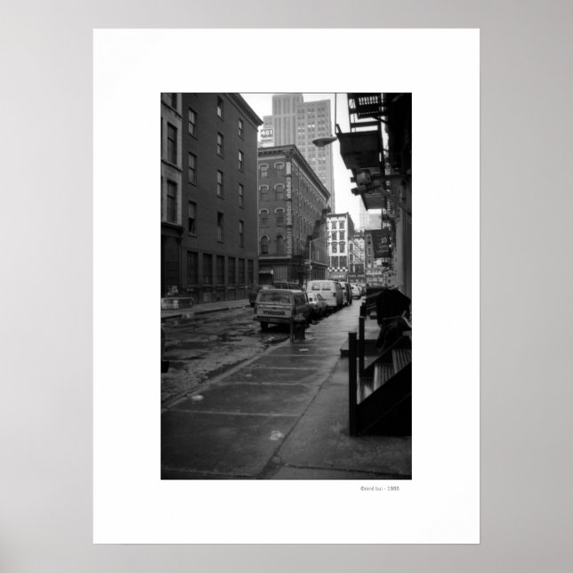 PÓSTER POSTER STREET NYC (Frente)