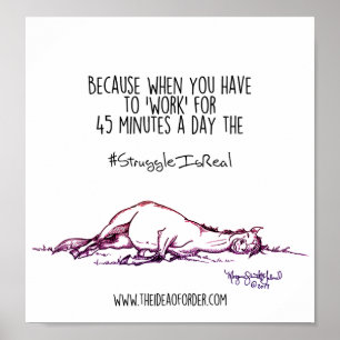 Póster Poster #StruggleIsReal