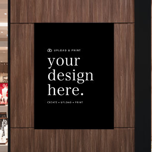 Póster Poster Su envío de diseño Rótulo de 18" x 24"