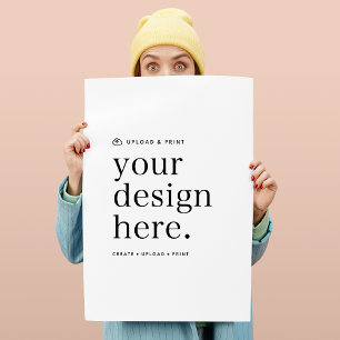 Póster Poster Su envío de diseño Rótulo de 18" x 24"