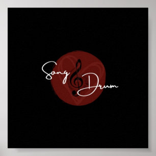 Póster Poster submundial Song_Drum