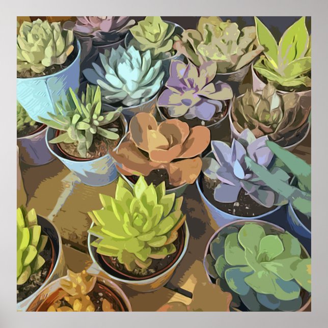 Póster Poster Succulent (Frente)