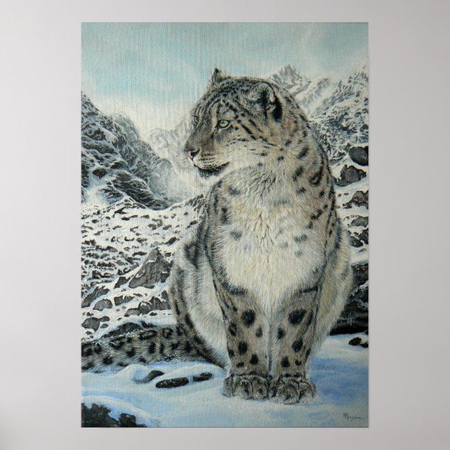 Póster Poster Summit King Snow Leopard tamaño hasta grand (Frente)