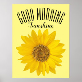 Póster Poster Sunflower Good Morning Sunshine