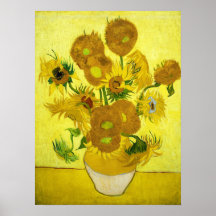 Poster Sunflowers Vincent van Gogh