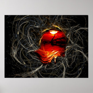 Póster Poster Sunsation Red Sunset Melts