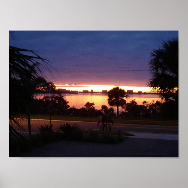 Póster poster "Sunset at Old Clearwater Bay" (Frente)
