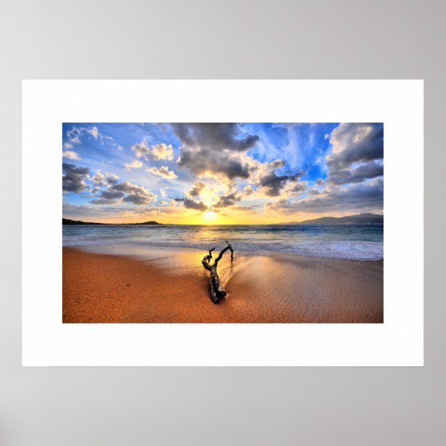 Póster Poster Sunset Beach (Frente)