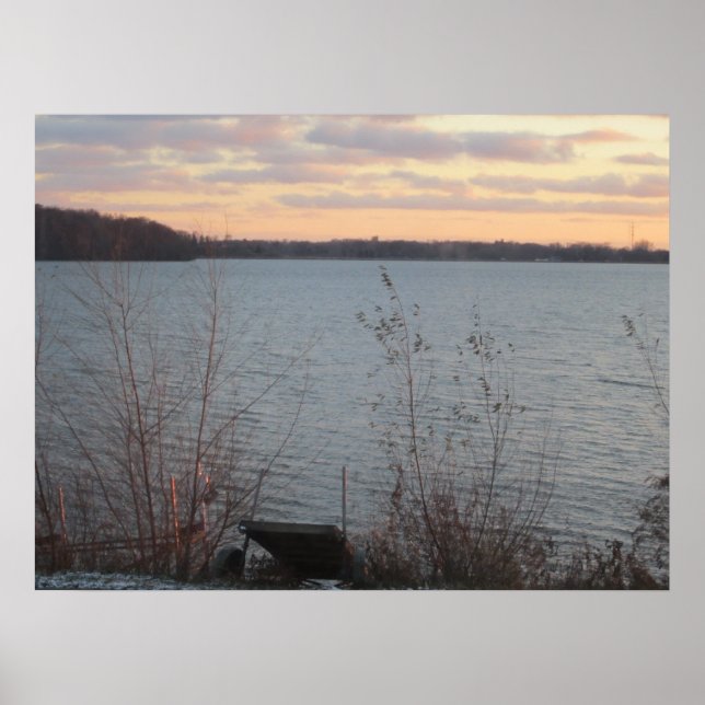 Póster Poster Sunset de Lake Shore (Frente)