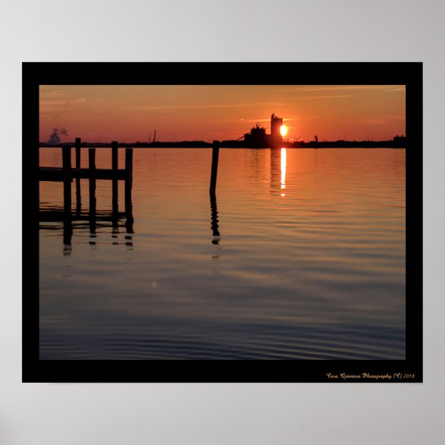 Póster Poster Sunset de Old Road Bay (Frente)