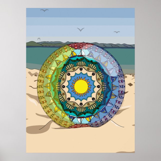 Póster Poster Sunshine de verano (Frente)