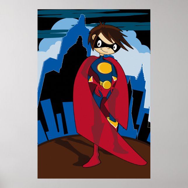 Póster Poster superhéroe (Frente)