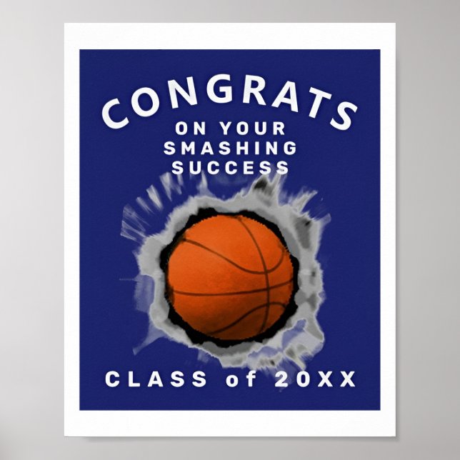 Póster Poster Superior De La Clase De Baloncesto Nocturno (Frente)