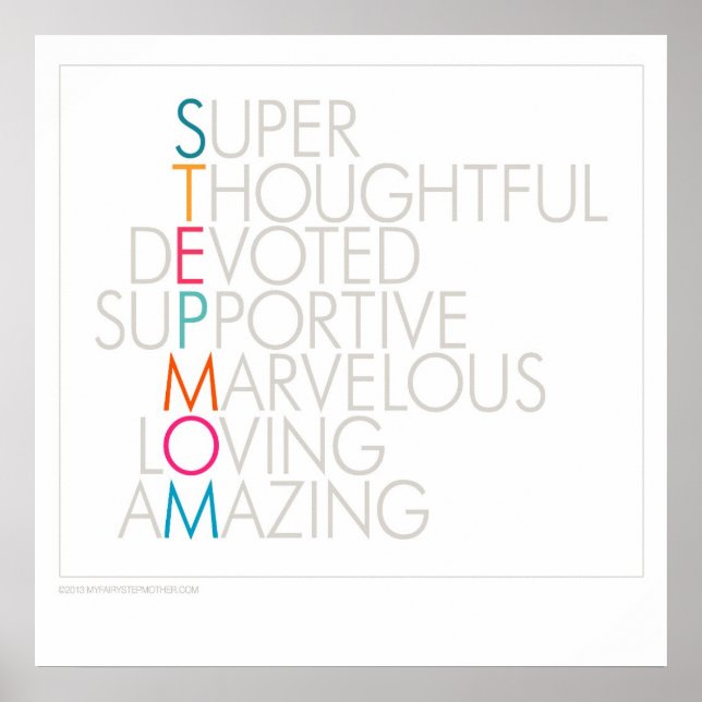 Póster Poster superlativa de Stepmom (Frente)