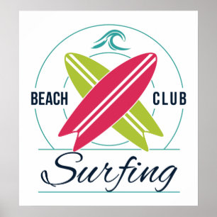Póster Poster surfista