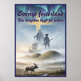 Póster Poster — Sverige fosterland