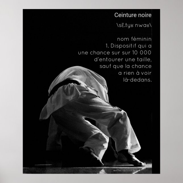 Póster Poster TAEKWONDO DES ÉPREUVES fr (Frente)
