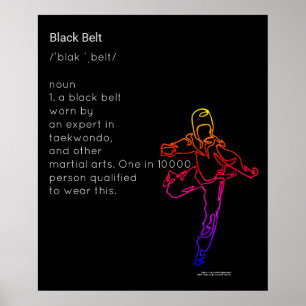 Póster Poster TAEKWONDO DWICHAGI back kick 02