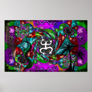 Póster Poster Taino del Caribe