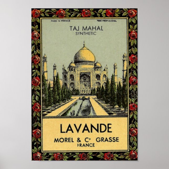 Póster Poster Taj Mahal Lavande (Frente)