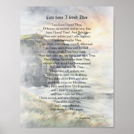 Póster Poster Tarde Te He Querido - Saint Augustine