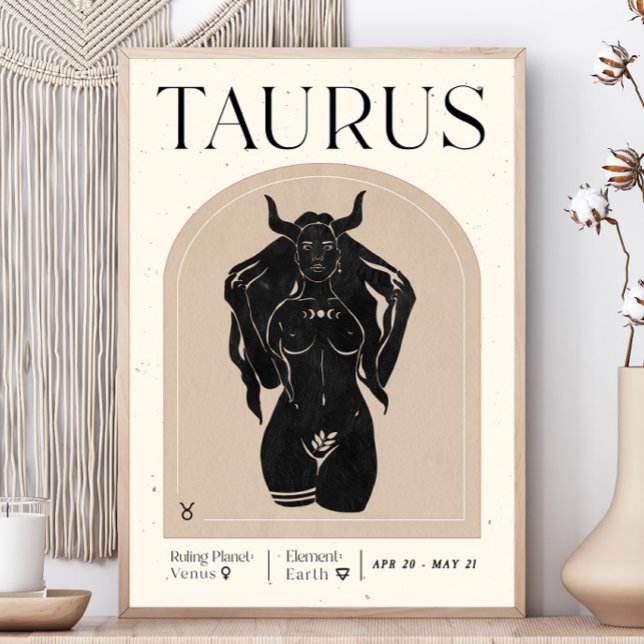 Póster Poster Taurus Feminine Zodiac (Subido por el creador)
