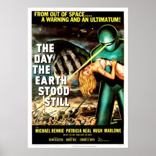 Póster Poster teatral - El día en que la Tierra permaneci