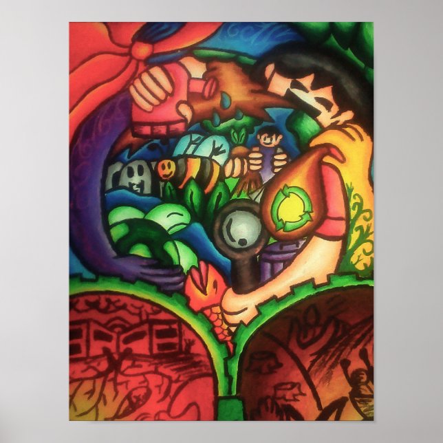 Póster Poster Temático de Conservación de Ecosistemas (Frente)