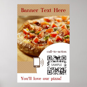 Póster Poster Template Pizza
