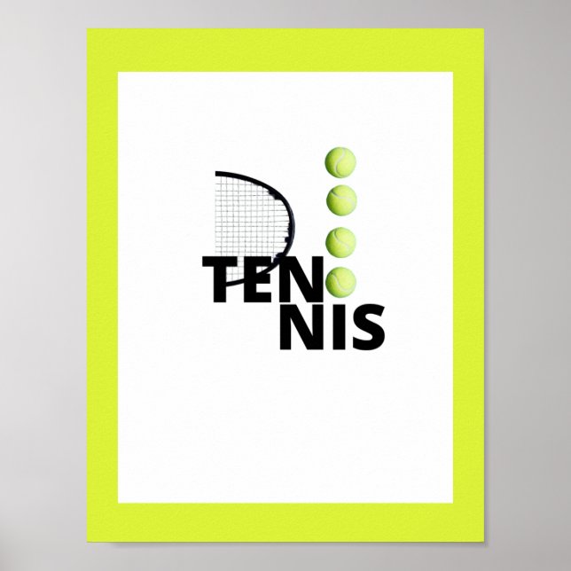 PÓSTER POSTER TENNIS (Frente)