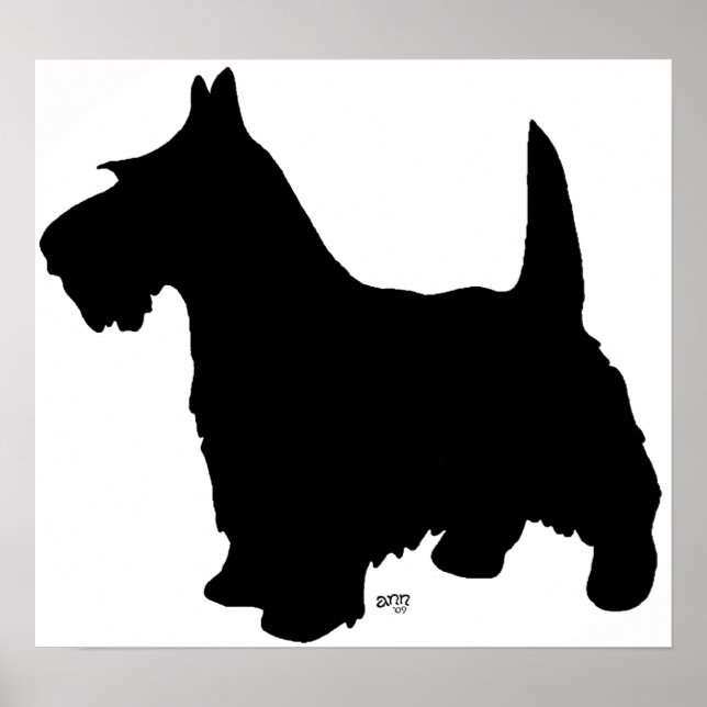 Póster Poster Terrier de Escocia (Frente)