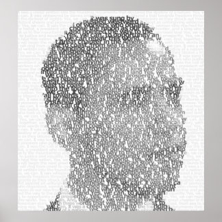 Póster Poster "Texto-Arte" de Obama