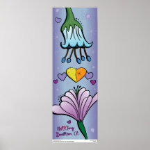 Poster - The ARTing Flowers - Buellton.Art