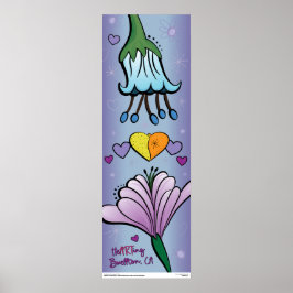 Póster Poster - The ARTing Flowers - Buellton.Art