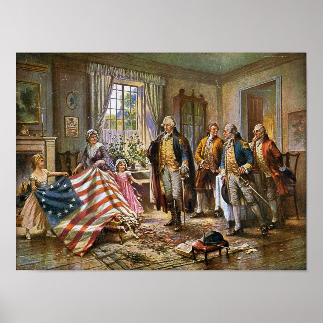 Póster Poster The Birth of Old Glory Percy Moran (Frente)
